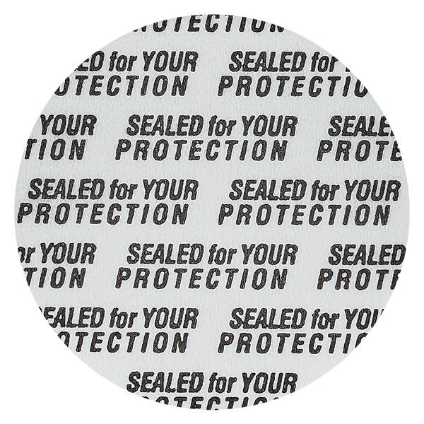 Sigillo antimanomissione autoadesivo per vasetto cosmetico 10 ml