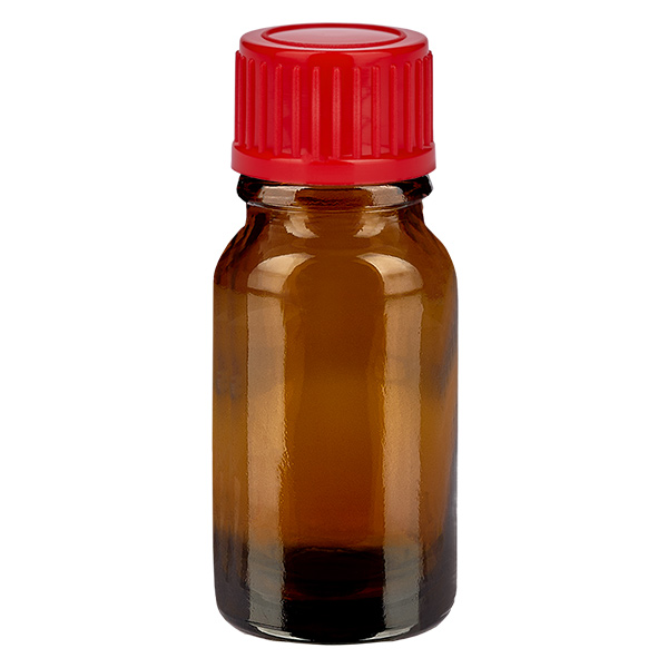 Bottiglia da 10ml 11mm SV rosso STD BrownLine UT18/10