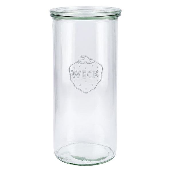 Bicchieri da 1500 ml con coperchio in vetro WECK RR100