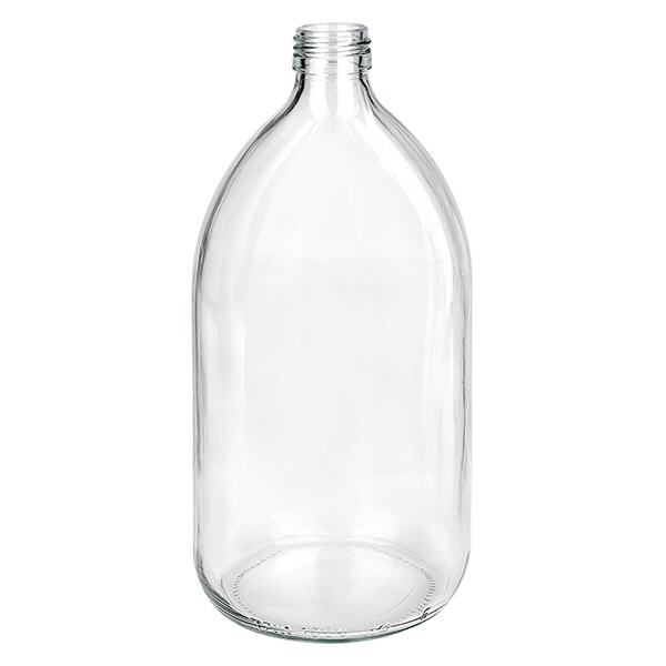 Flacone per medicinali da 1000 ml, trasparente, senza tappo PP28 ApoGlas Flacone per medicinali da 1000 ml, trasparente, senza tappo PP28 ApoGlas