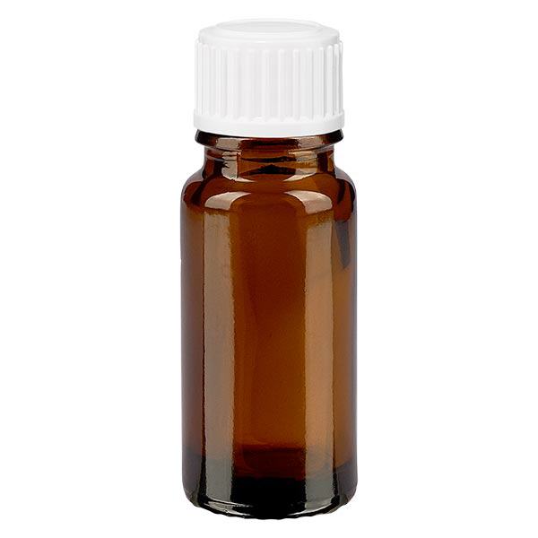 Flacone marrone da 10ml (Glo.) GR STD bianco/3mm ApoGlas Flacone marrone da 10ml (Glo.) GR STD bianco/3mm ApoGlas