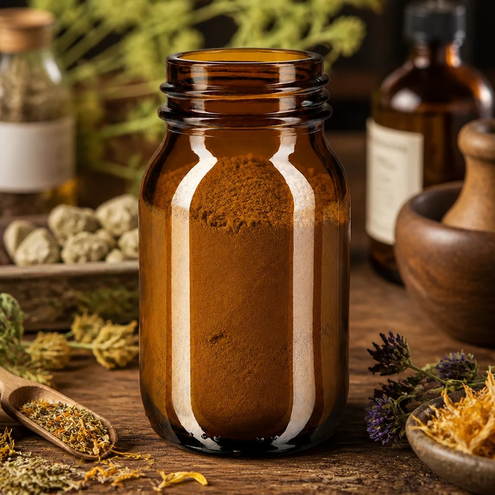 Bottiglia a collo largo da 100 ml in vetro ambrato Flacone a collo largo da 100 ml in vetro ambrato ideale per cosmetici naturali ed estratti di erbe