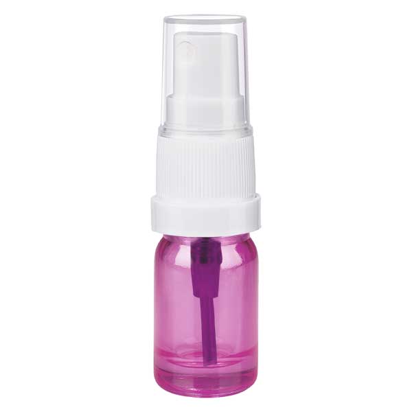 Flacone spray da 5 ml bianco/trasparente Standard PurpleLine UT18/5