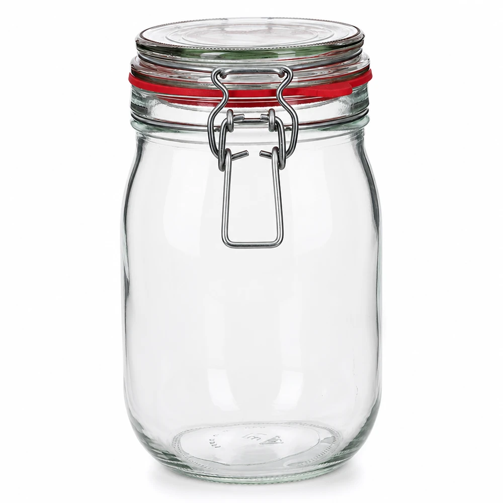 Barattolo da 1140 ml tipo G con tappo girevole UNiTWIST. Barattolo da 1140 ml con pratico coperchio girevole per la cucina