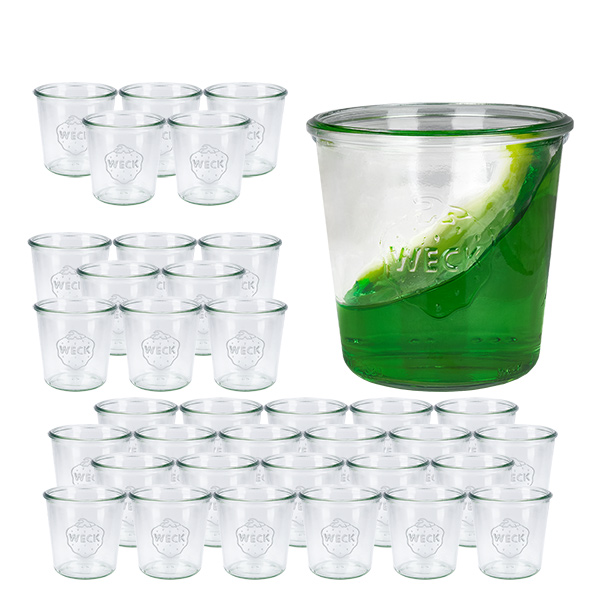 Set di 36 bicchieri Weck da 580 ml Set di 36 bicchieri Weck da 580 ml