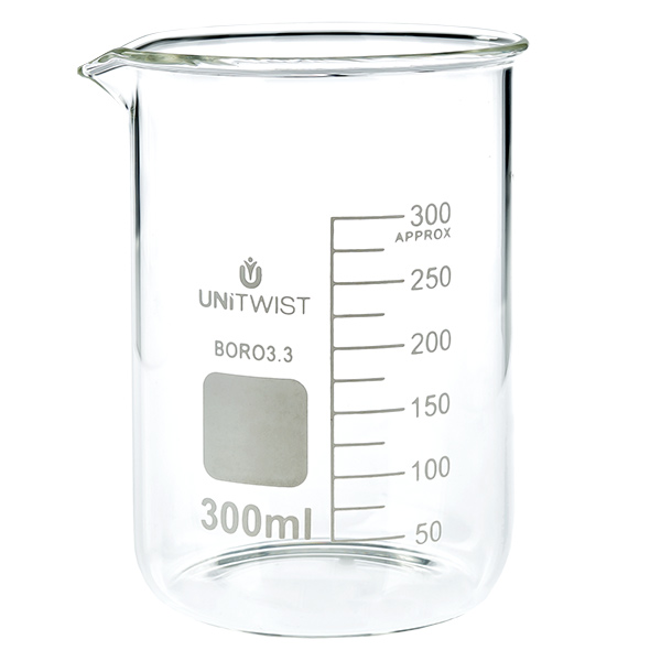 Bicchiere 300ml borosilicato, stampo basso UNiTWIST