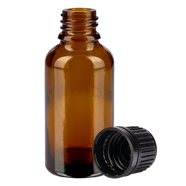 Bottiglia da 30ml 11mm SV nero OV BrownLine UT18/30