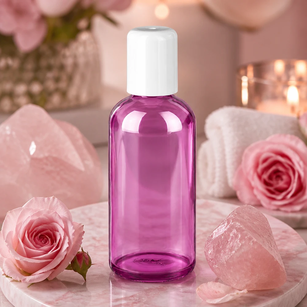 Flacone roll-on da 100 ml bianco standard PurpleLine UT18/100 Pratico flacone roll-on da 100 ml, perfetto per i viaggi e le applicazioni on-the-go