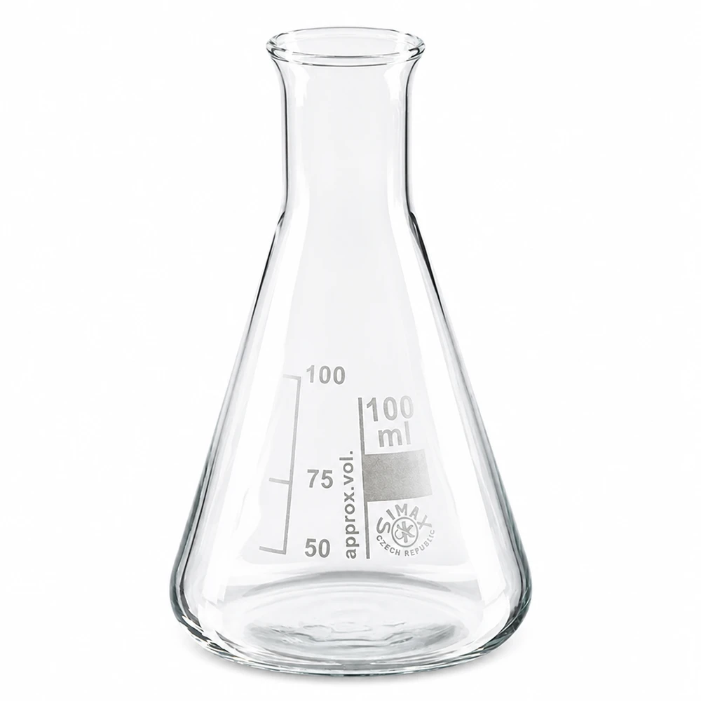 Beuta 100ml collo stretto Piccola beuta da 100 ml con collo stretto