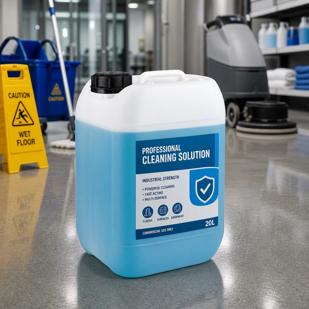 Tanica 5 litri con tappo a vite OV Tanica blu da 5 litri per detergenti con tappo a vite, per uso professionale