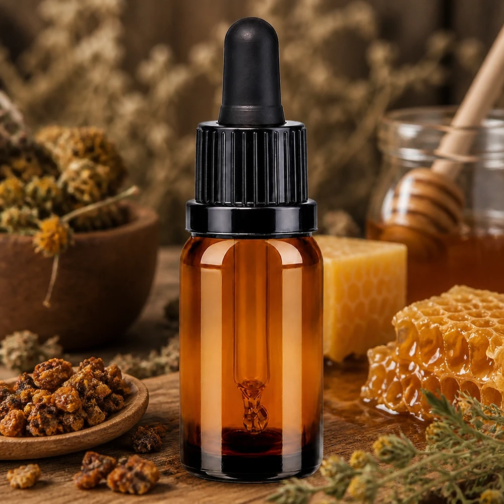 Flacone per pipette da 10 ml nero OV BrownLine UT18/10 Flacone per pipette in vetro ambrato da 10 ml di alta qualità con tappo nero per la protezione dai raggi UV e una lunga durata.