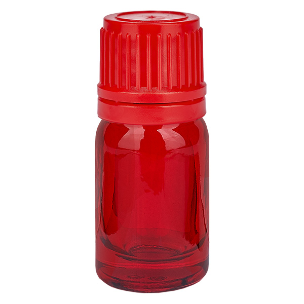 Bottiglia da 5ml 11mm SV rosso OV RedLine UT18/5 Bottiglia da 5ml 11mm SV rosso OV RedLine UT18/5