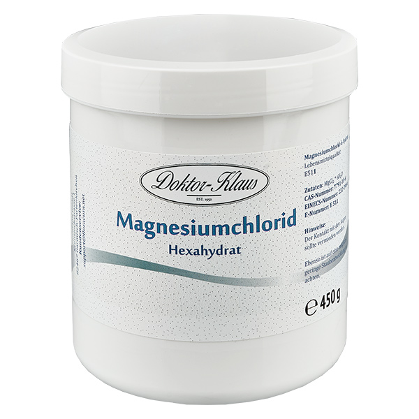 Cloruro di magnesio 450 g (E511) Doktor-Klaus Cloruro di magnesio 450 g (E511) Doktor-Klaus