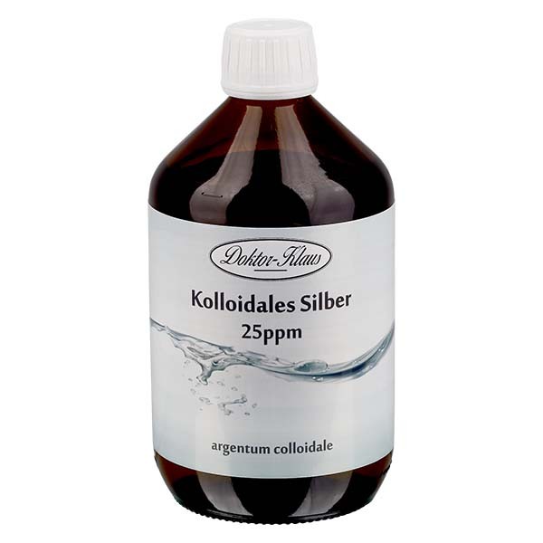 Argento colloidale 25ppm 500ml Doktor-Klaus Argento colloidale 25ppm 500ml Doktor-Klaus