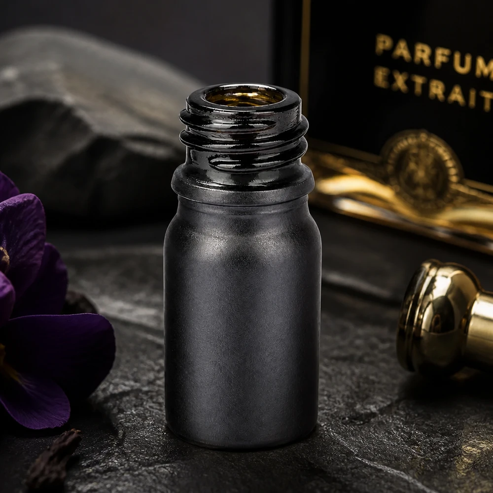Flacone farmaceutico da 5 ml BlackLine UT18/5 UNiTWIST Flacone professionale per farmacisti BlackLine 5ml UT18/5 con filettatura UNiTWIST per uso farmaceutico