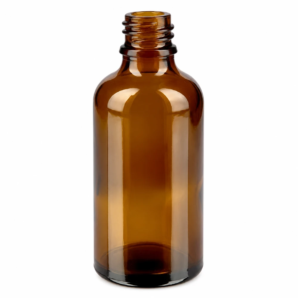Flacone contagocce da 50 ml 1 mm nero STD BrownLine UT18/50 Flacone contagocce in vetro scuro da 50 ml, ideale per l'aromaterapia e la cosmesi