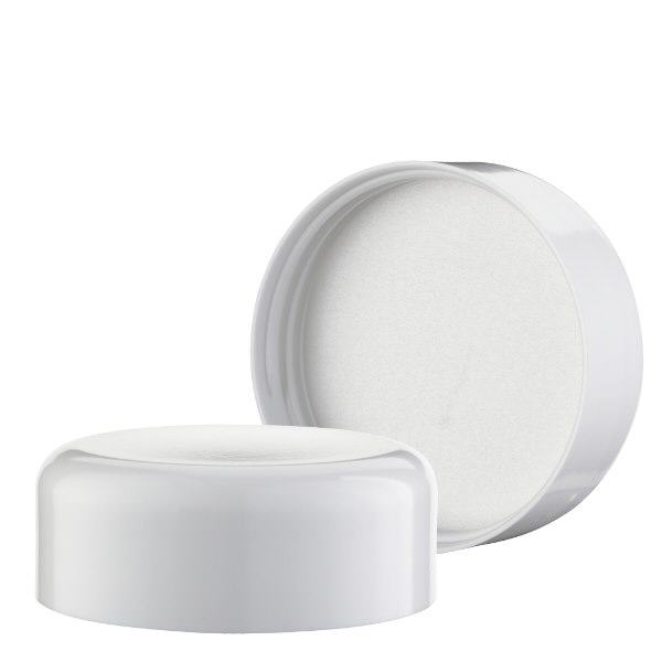 Tappo a vite bianco in termoindurente, filettatura 52mm ApoGlas