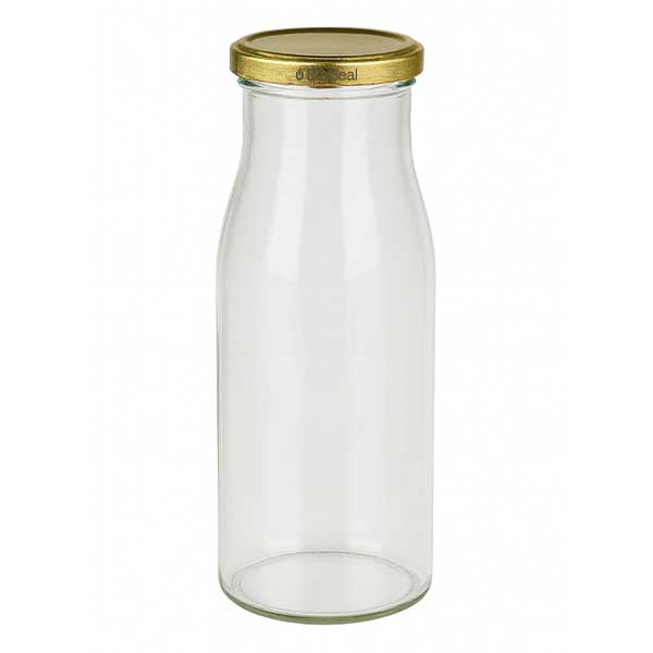 UNiTWIST Bottle150 con coperchio dorato. Coperchio TO43 BioSeal