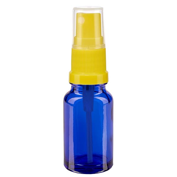 Flacone spray da 10 ml giallo/trasparente STD BlueLine UT18/10