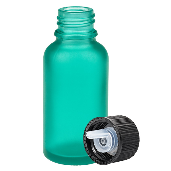 Flacone contagocce da 30 ml 1 mm nero STD GreenL. UT18/30