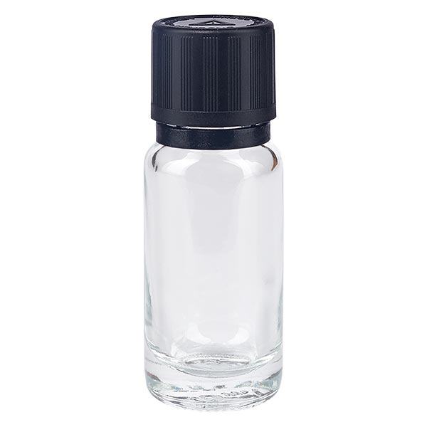 Contagocce trasparente da 10 ml. OV KiSi Bli nero/1mm ApoGlas