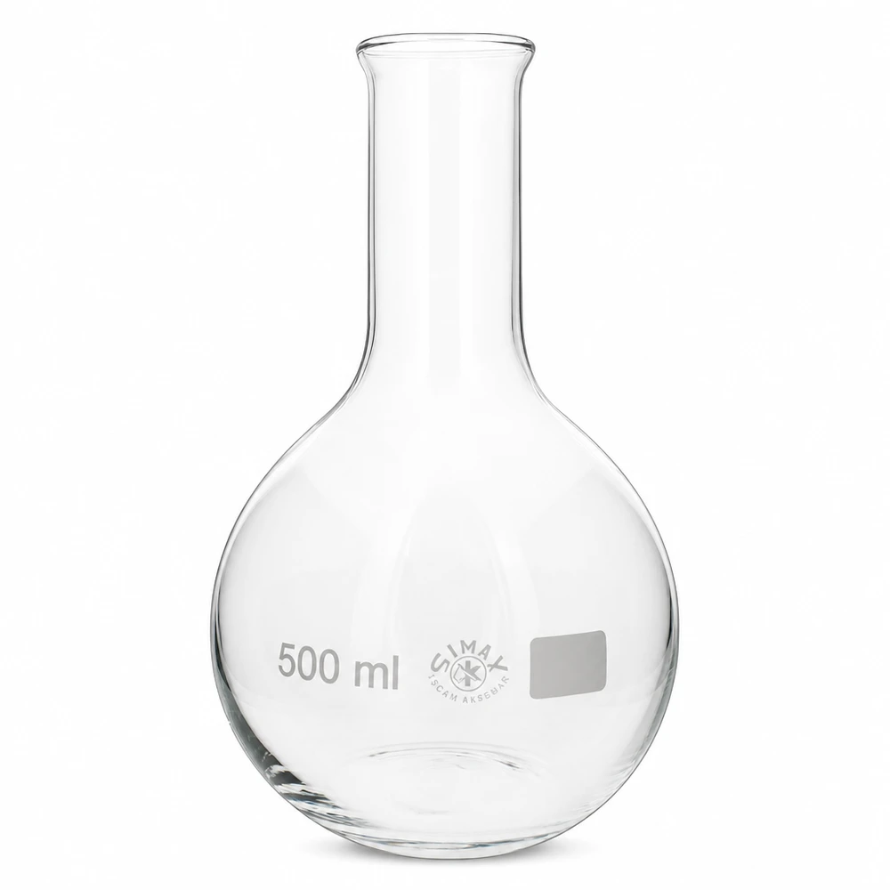 Pallone verticale grande da 500 ml con collo stretto per la ricerca e la formazione