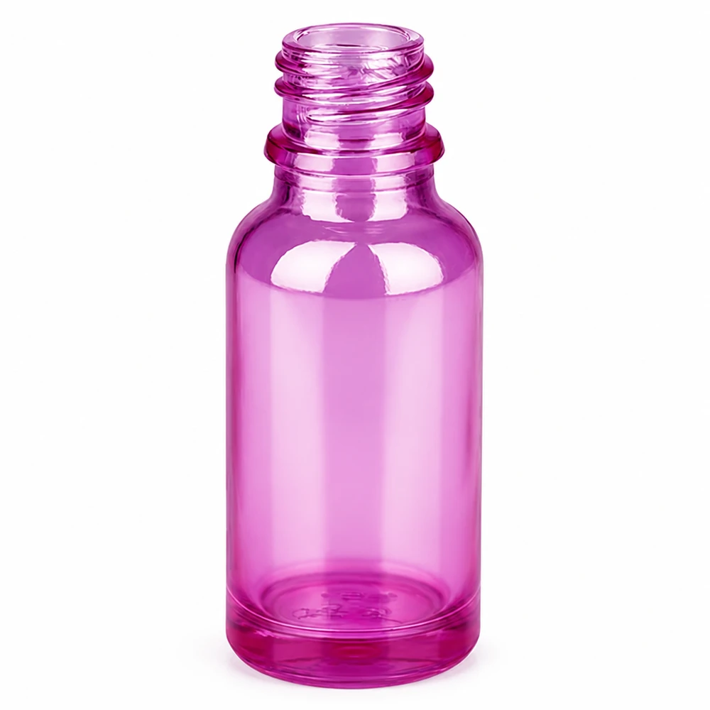 Bottiglia da farmacia da 20 ml PurpleLine UT18/20 UNiTWIST Flacone in vetro viola di alta qualità da 20 ml per farmacie - materiale robusto con filettatura sicura