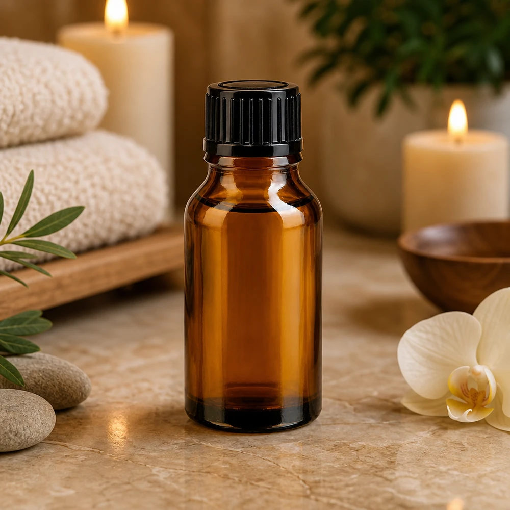 Flacone da farmacia marrone 15ml con tappo contagocce. 1mm nero pc Flacone con protezione dalla luce da 15 ml con contagocce di precisione da 1 mm per oli essenziali e cosmetici naturali