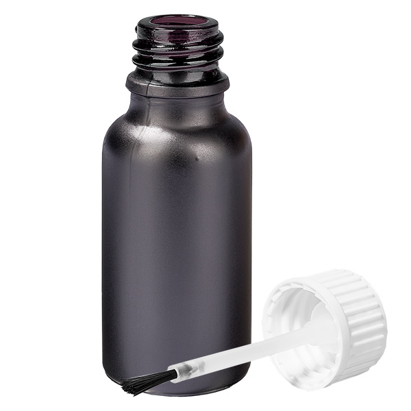 Flacone a pennello da 20 ml bianco STD BlackLine UT18/20