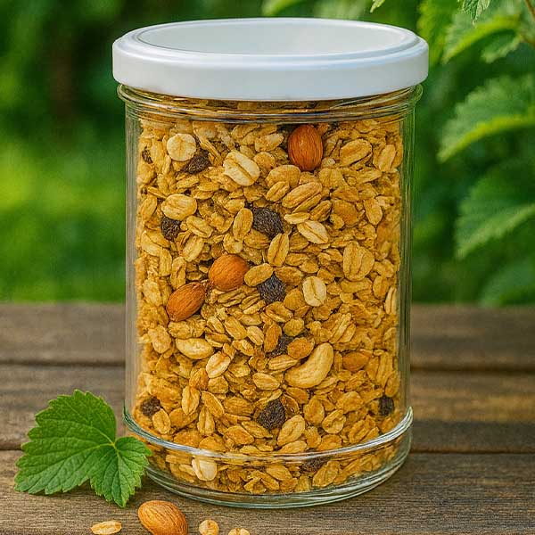 Vaso da 1053 ml con coperchio BasicSeal bianco UN...