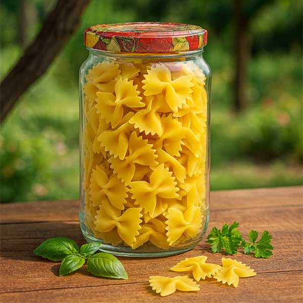 Barattolo rotondo da 1062 ml + coperchio BasicSeal per frutta...