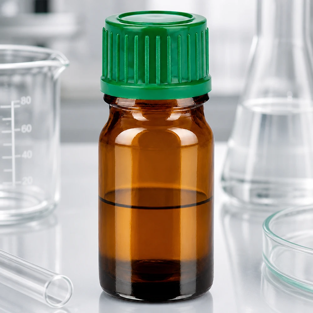Flacone da 5 ml 11 mm SV verde STD BrownLine UT18/5 Flacone da laboratorio da 5 ml in vetro ambrato con protezione dai raggi UV e tappo a vite verde sicuro