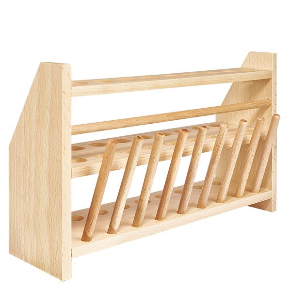 Portaprovette in legno, per vasi fino a circa 18 mm di Ø