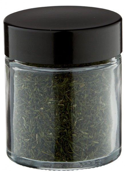 Idea per le spezie: barattolo in vetro trasparente da 30 ml con tappo a vite