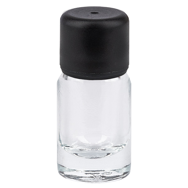 Bottiglia da 5ml 6mm SV nero STD ClearLine UT18/5