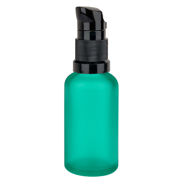 Flacone a pompa da 50 ml nero STD GreenLine UT18/50 Flacone a pompa da 50 ml nero STD GreenLine UT18/50