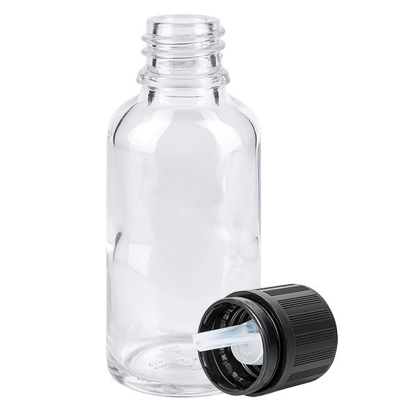 Flacone contagocce da 30 ml 1mm s. OV KiSi Bli ClearL. UT18/30