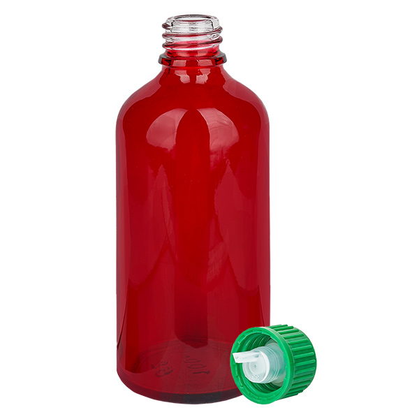 Flacone contagocce da 100 ml 0,8 mm verde STD RedLine UT18/100