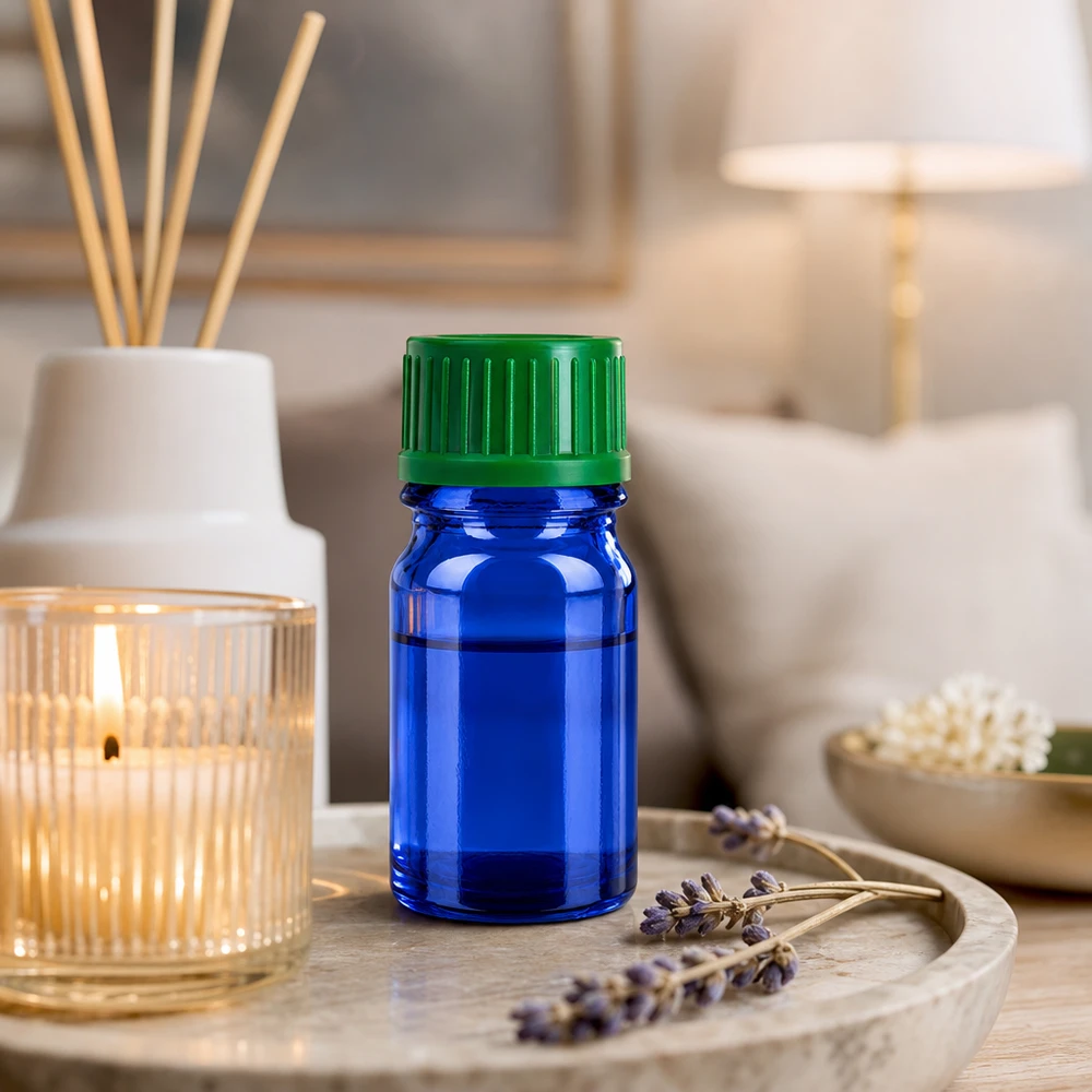 Flacone da 5ml 11mm SV verde STD BlueLine UT18/5 Flacone da 5ml 11mm SV verde STD BlueLine UT18/5 Protezione UV con vetro blu per la protezione dalla luce