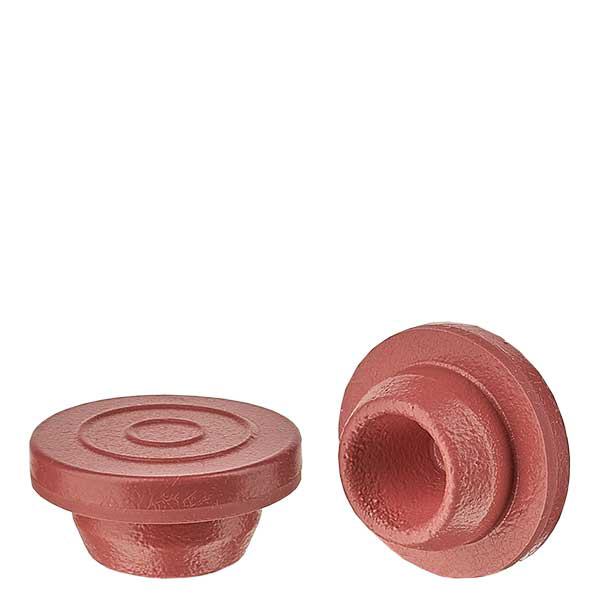 Tappo per iniezione 20mm rosso in bromobutile