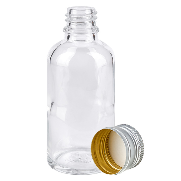 Bottiglia da 50ml 11mm SV alluminio-argento STD ClearL.UT18/50