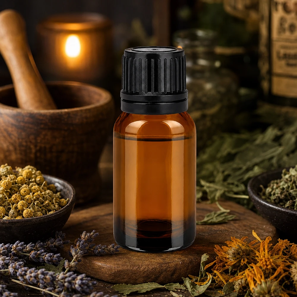 Bottiglia da 10ml 11mm SV nero OV BrownLine UT18/10 Flacone in vetro BrownLine da 10 ml con tappo a vite da 11 mm per un dosaggio preciso e un uso professionale