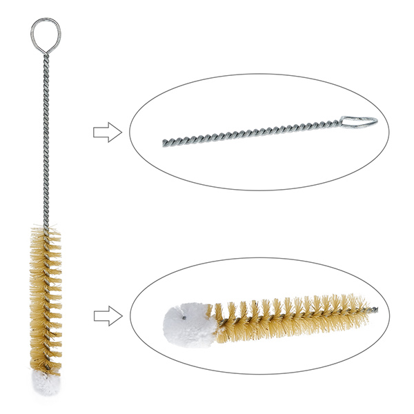 Spazzola per provette diametro 12 mm