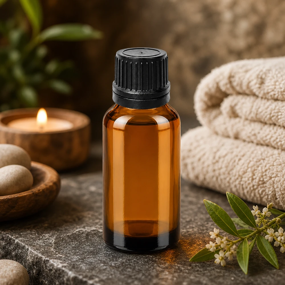 Flacone contagocce da 20 ml 1mm nero OV BrownLine UT18/20 Flacone contagocce ricaricabile da 20 ml in vetro colorato per cosmetici fai da te e rimedi naturali