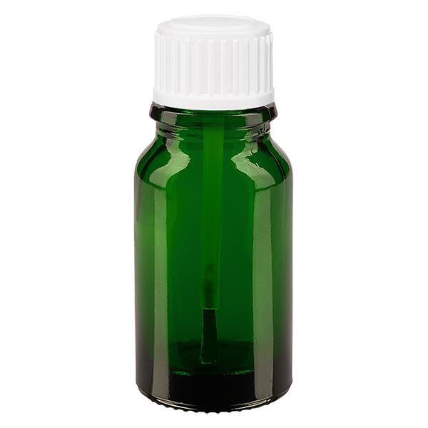 Flacone a pennello verde da 10ml STD bianco ApoGlas Flacone a pennello verde da 10ml STD bianco ApoGlas