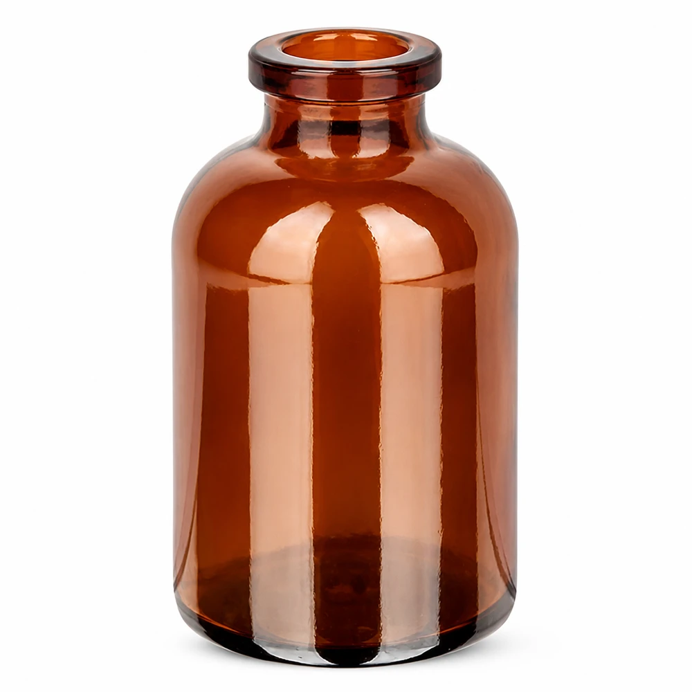 Sterile Injektionsflasche 30ml Braunglas mit Bördelrand für Gummistopfen geeignet