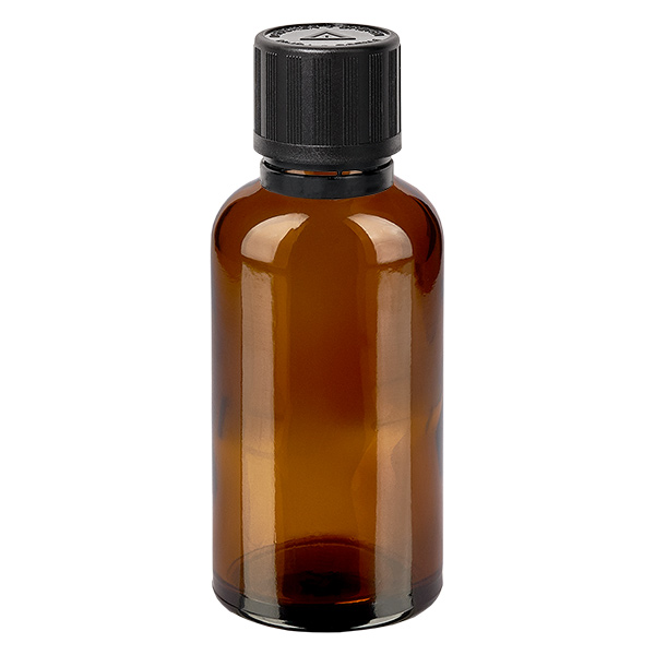 Flacone contagocce da 50 ml. 1mm s. OV KiSi Bli BrownL. UT18/50