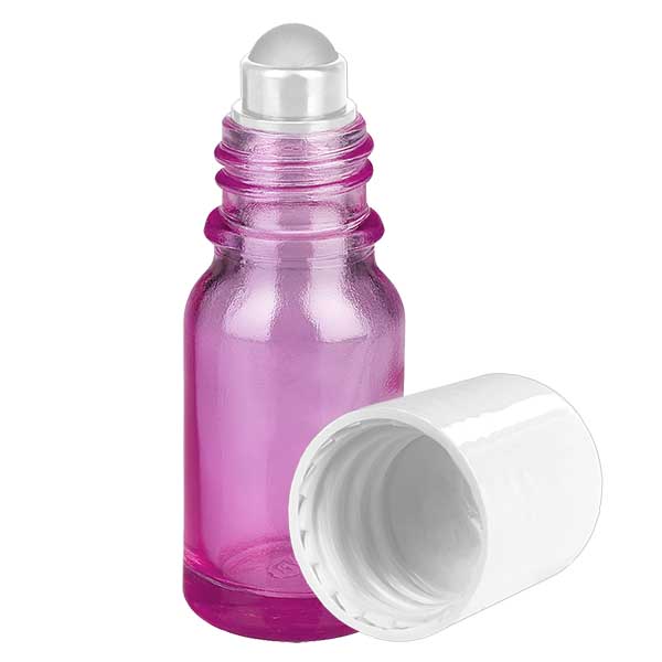 Flacone roll-on da 10 ml bianco standard PurpleLine UT18/10