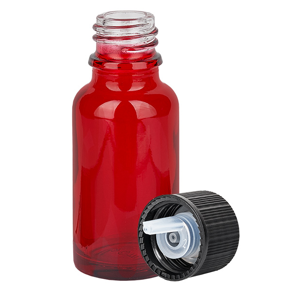 Flacone contagocce da 20 ml 1 mm nero STD RedLine UT18/20