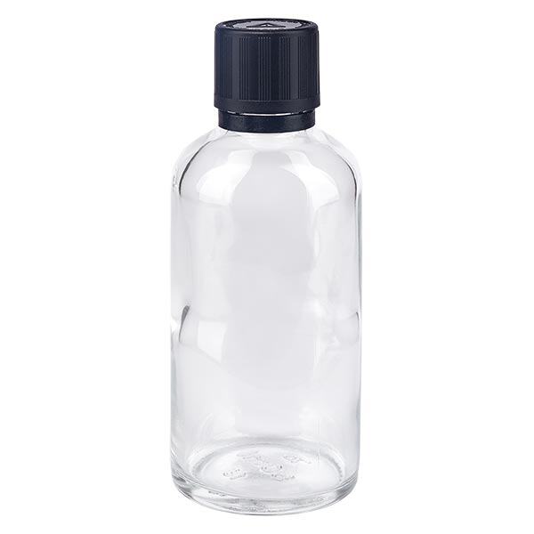 Contagocce trasparente da 50 ml. OV KiSi Bli nero/1mm ApoGlas Contagocce trasparente da 50 ml. OV KiSi Bli nero/1mm ApoGlas